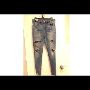 American eagle Light blue ripped jeans